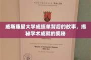 威斯康星大学成绩单解码，探寻学术巅峰的秘密之路